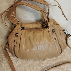 Tano Tan Braided Strap Hand/Shoulder Bag with Crossbody Strap